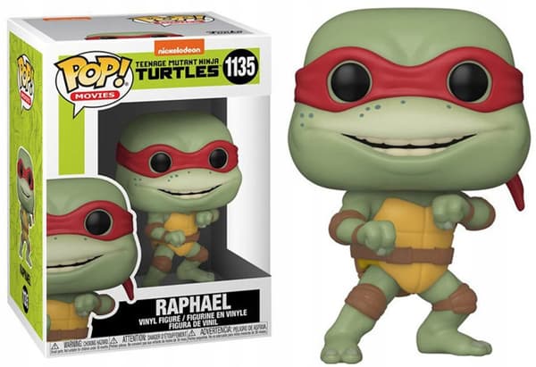 FUNKO POP! NINJA TURTLES RAPHAEL FIGURINE, 9 CM