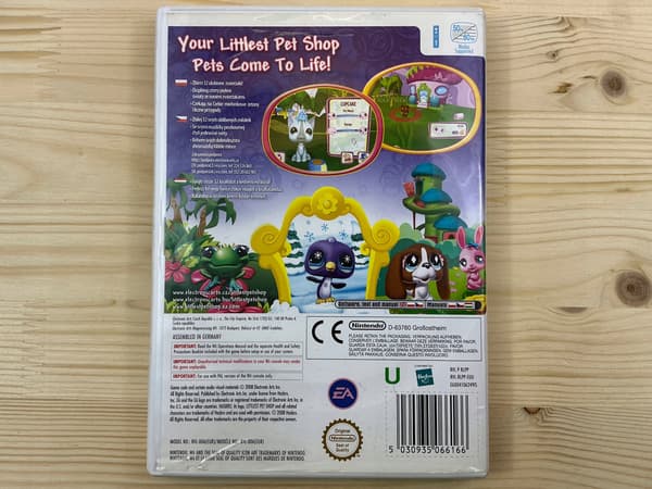 LITTLEST PET SHOP game disc – very good+ condition, complete set, Polish version, Nintendo Wii