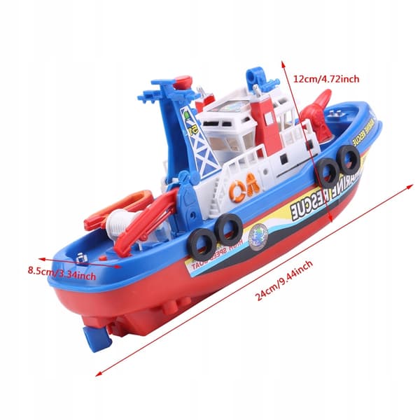 FIREBOAT TOY – FIREMAN’S BOAT – FIREBOAT MODEL