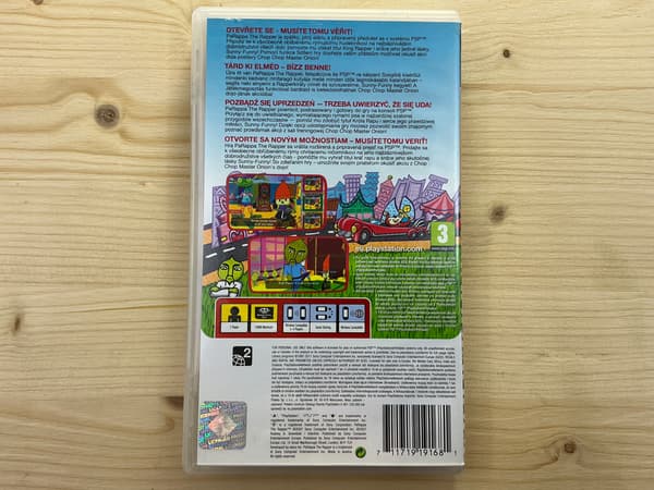 PARAPPA THE RAPPER – Perfect Condition Complete Set – Polish PSP Release