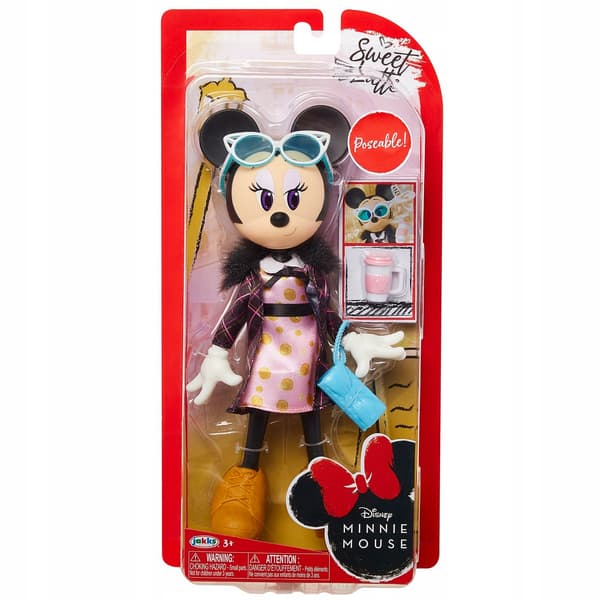 MICKEY MOUSE AND MINNIE PREMIUM MINI DOLL 24 CM WITH MOVABLE HANDS – DISNEY