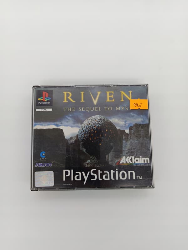 RIVEN: THE SEQUEL TO MYST – PlayStation (PSX) boxed version