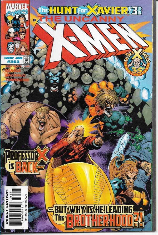 Marvel Uncanny X-Men: Hunt for Xavier Comic Book 1–6/1998 (in English)