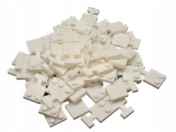 100 pieces: IKEA Skadis Board STAND HOLDER for LEGO Mini Figures – White