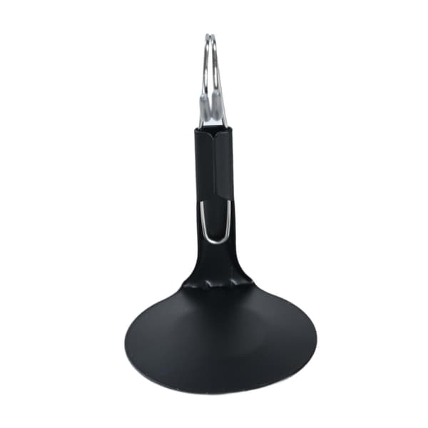 Action figure display stand – Adjustable metal frame – Portable doll stand – M – Black