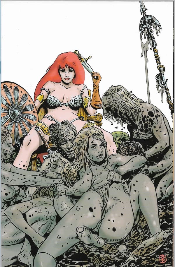 The Invincible Red Sonja Comic 1/2022 (English) 1:10 Virgin Variant