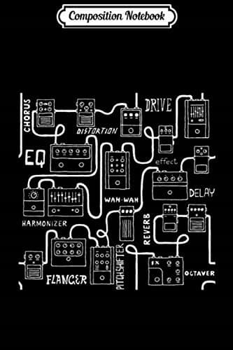 Composition Notebook: Guitar Player Pedals Board Effects Men Women Gift J