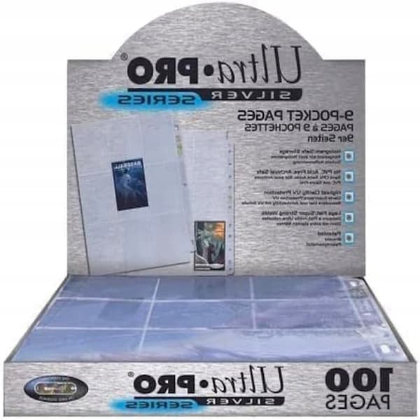 9-POCKET PAGES, 100 PAGES, SIZE 63.5 × 88 mm, FOR STORAGE
