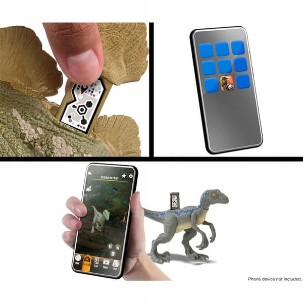 JURASSIC WORLD ROARING DINOSAUR KRYPTOPS MOTION-ACTIVATED INTERACTIVE FIGURINE 4+