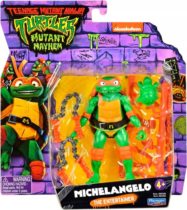 NINJA TURTLE FIGURES 11cm MICHELANGELO figurine
