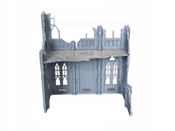 Gothic ruin, rectangular (U-shaped)