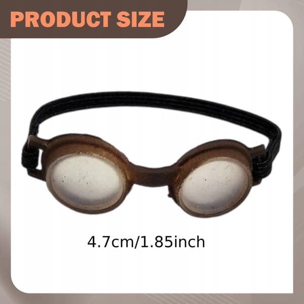 1/6 scale goggles. Display Gear model collection. Soft rubber. Compact prop.