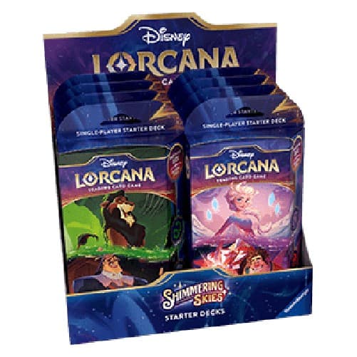 Lorcana Shimmering Skies: Starter Deck Display