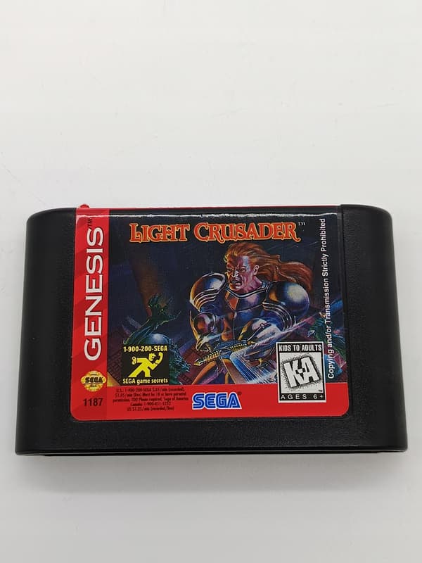 Light Crusader for Sega Genesis/Megadrive, boxed, NTSC