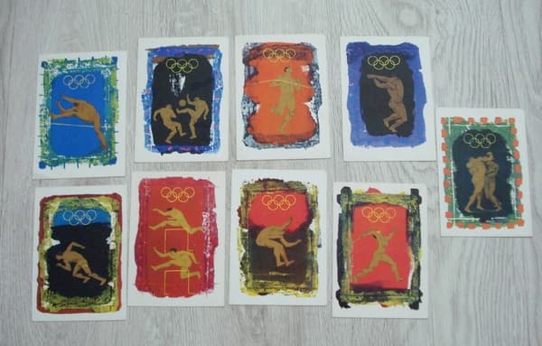 Mieczysław Majewski, 9 items, Postcard Movement, Olympics