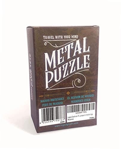 MADRID METAL JIGSAW PUZZLE – HORSESHOE SHAPE, MEDIUM DIFFICULTY LEVEL, LOGIC GAME