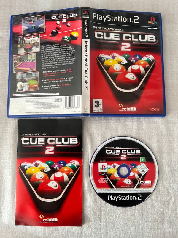 CUE CLUB 2 for PS2 – Launch Edition