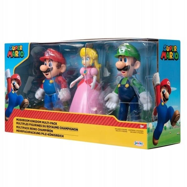Jakks Nintendo Super Mario Mushroom Kingdom Multi-Pack – 3 figures