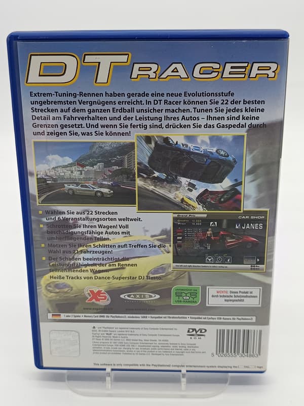 SONY PLAYSTATION 2 (PS2) DT RACER GAME