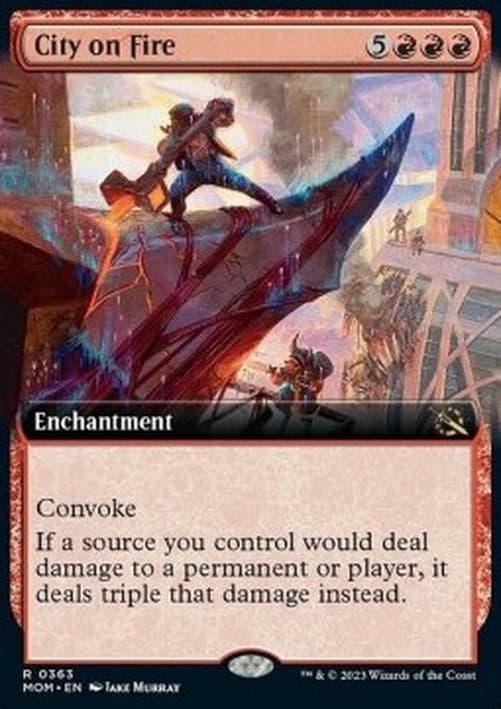 Magic: The Gathering City on Fire