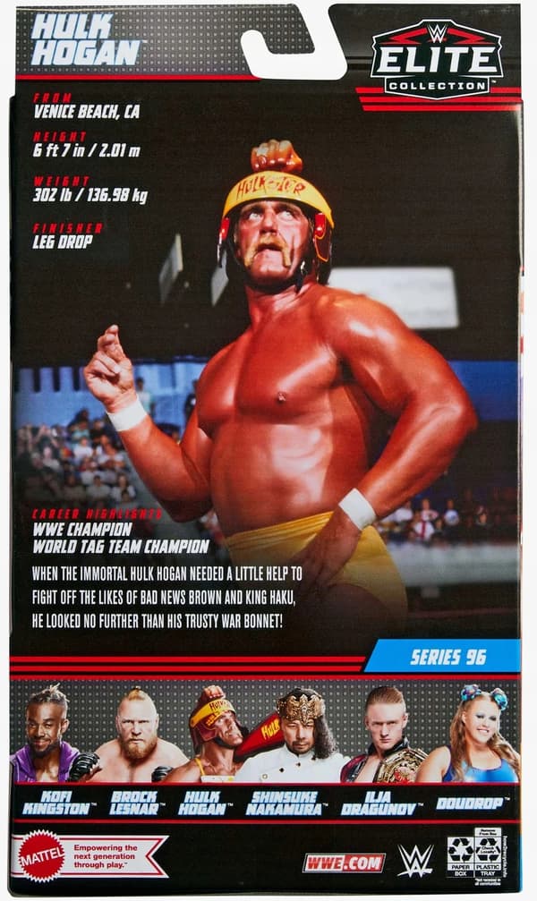MATTEL WWE Elite Hulk Hogan Figure
