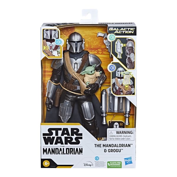 Star Wars: The Mandalorian & Grogu with sound effects – 30 cm