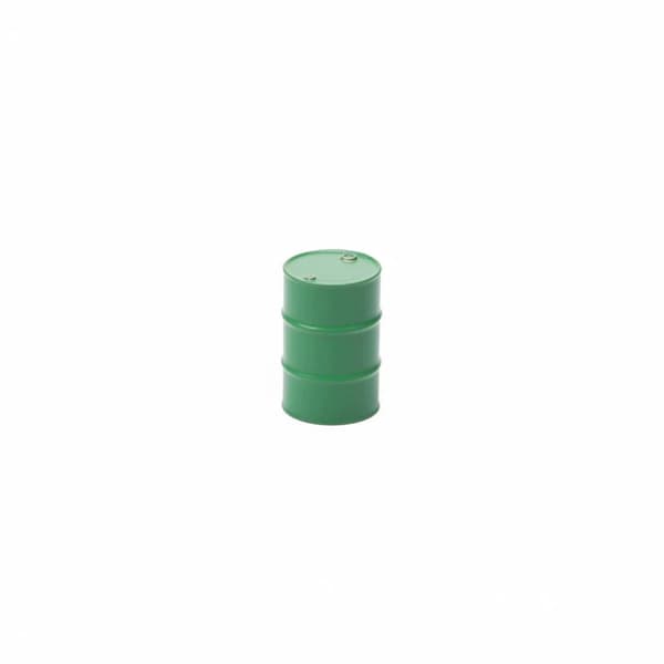 1:64 scale model Realistic details Versatile accessory Green oil drum