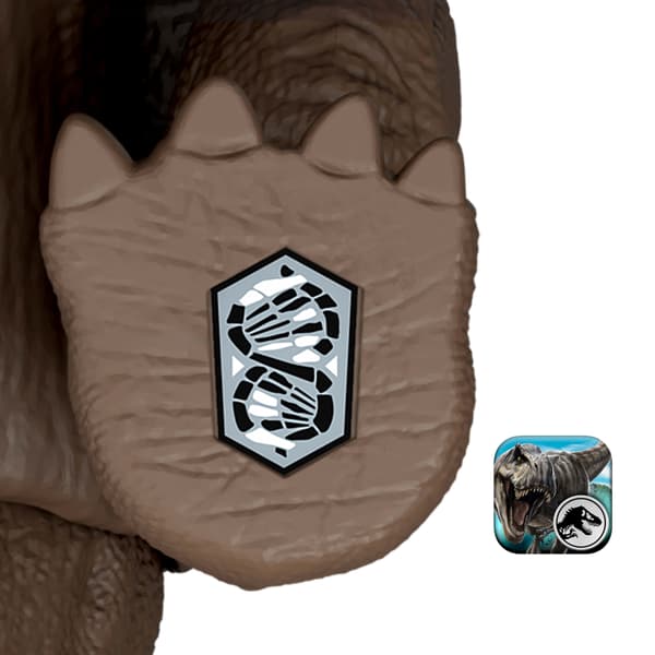 Mattel Jurassic World Gigantic Thrashers Eotriceratops figurine