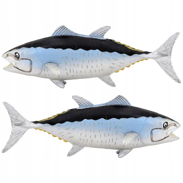 2 DECORATIVE SEA FISH FIGURINES – EDUCATIONAL AND STYLISH