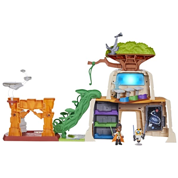 STAR WARS Interactive Jedi Temple on Tenoo + 2 figures F7879