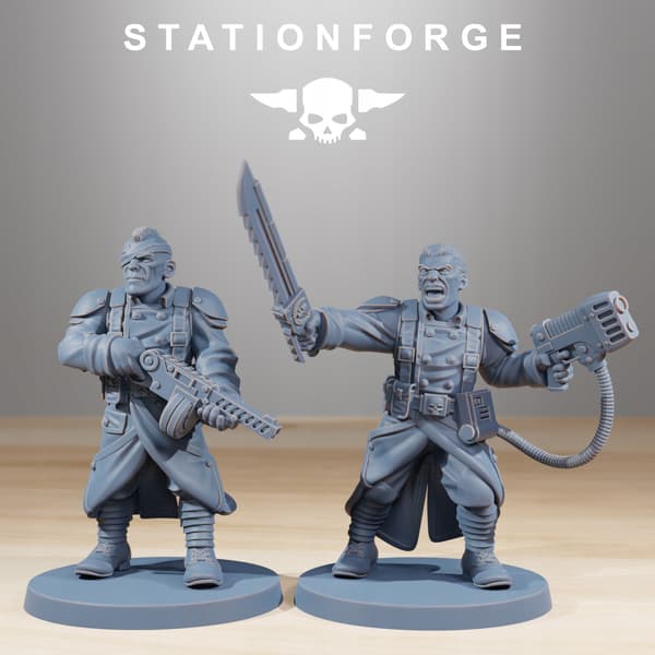 GrimGuard Combatants – Station Forge – 3D-utskrift