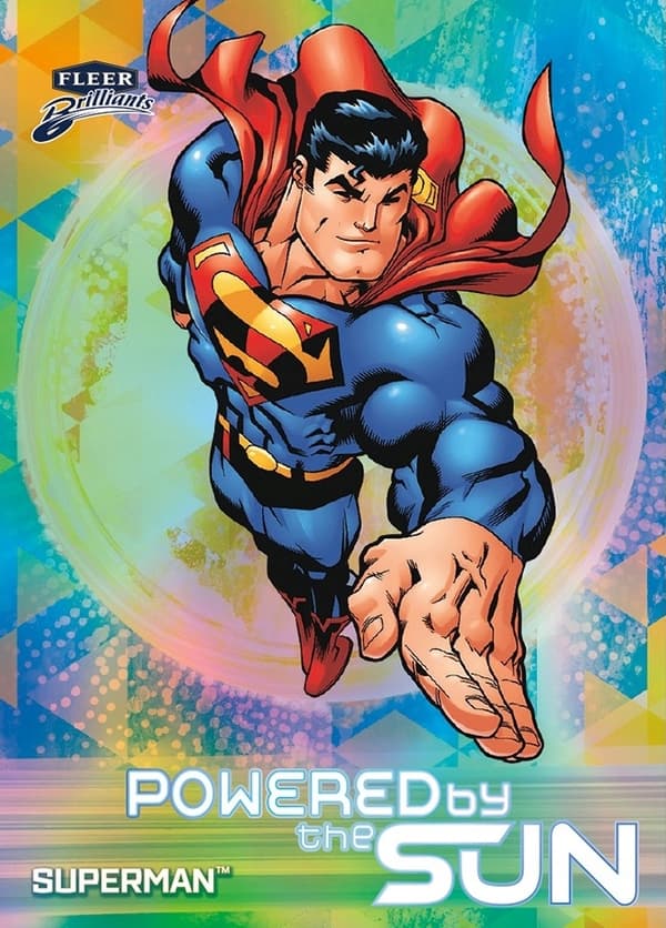 Superman 2025 Cards – Upper Deck Fleer Brilliant RETRO DC COMICS Mega Box