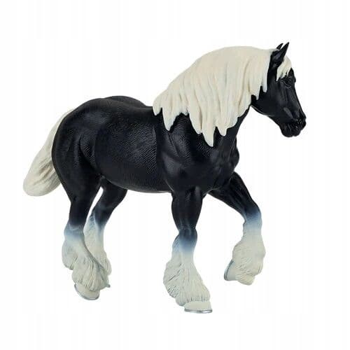 Mojo, a black Clydesdale horse