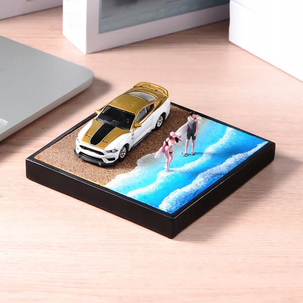 1/64 Scale Miniature Model Scene Train Model Scenery Accessory Diecast Car