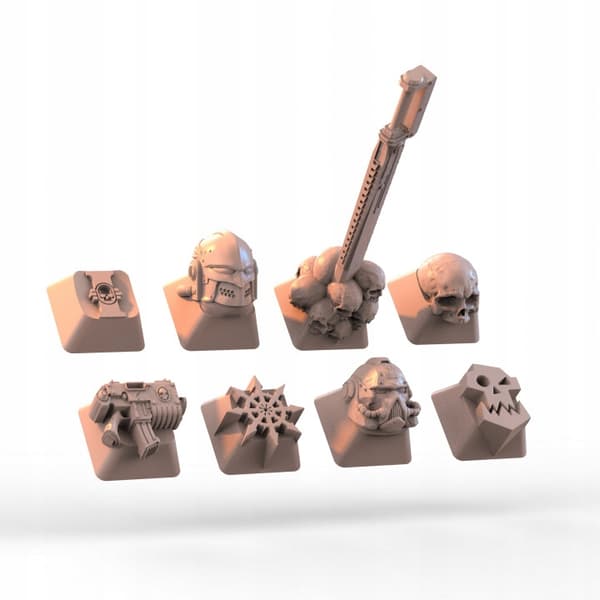 Warhammer 40,000 Replacement keycaps – WH40K, 28 mm