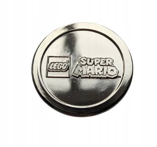 LEGO 5006396silver Super Mario Silver Coin 1pc