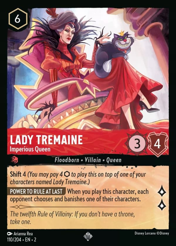 DISNEY LORCANA Lady Tremaine, Imperious Queen 2ROF #110