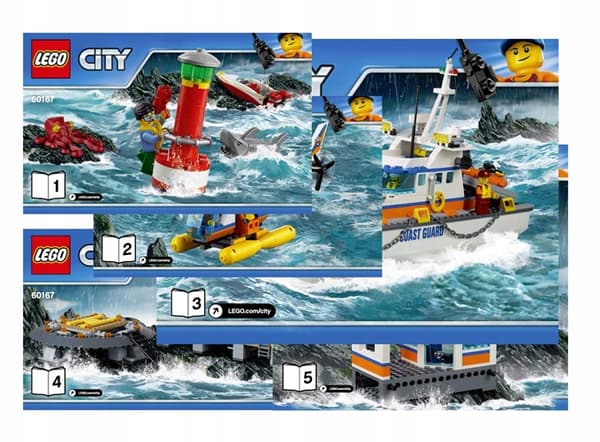 LEGO INSTRUCTIONS – City Coast Guard Headquarters 60167, 2017