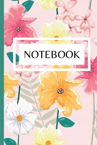 6" x 9" Floral Notebook Journal