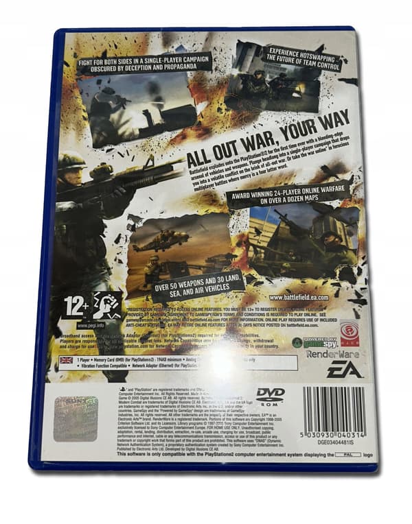 BATTLEFIELD 2: MODERN COMBAT – A PS2 GAME