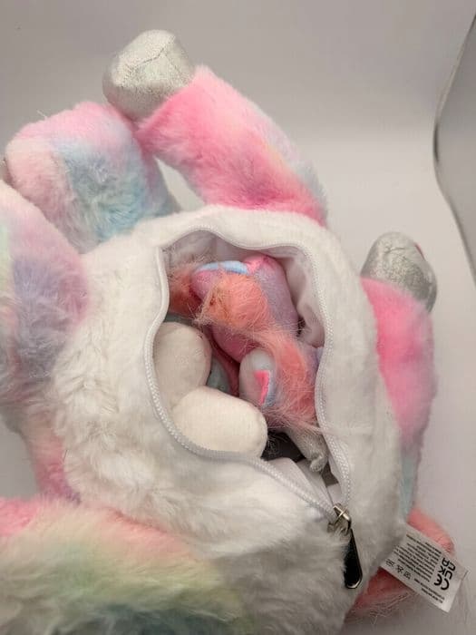 Plush unicorn set with little unicorns