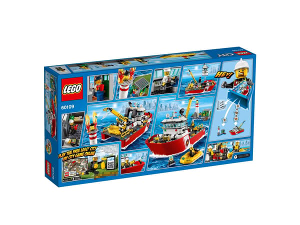 LEGO CITY 60109 Fireboat Fireboat building set