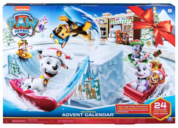 Spin Master Paw Patrol Advent Calendar, 24 pieces