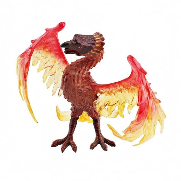 Detailed Mythical Model | A decorative, fiery little bird