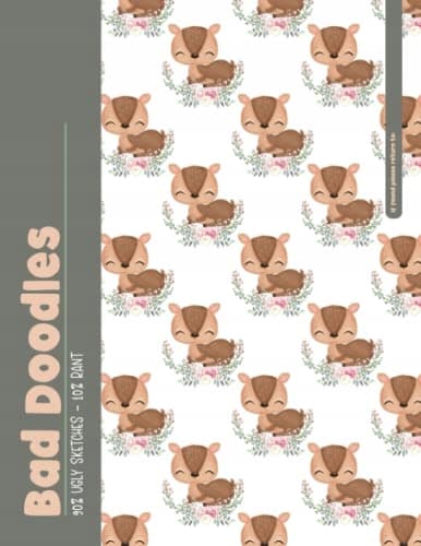 Bad Doodles – 90% Ugly Sketches – 10% Rant: Cute Baby Deer Seamless Pattern