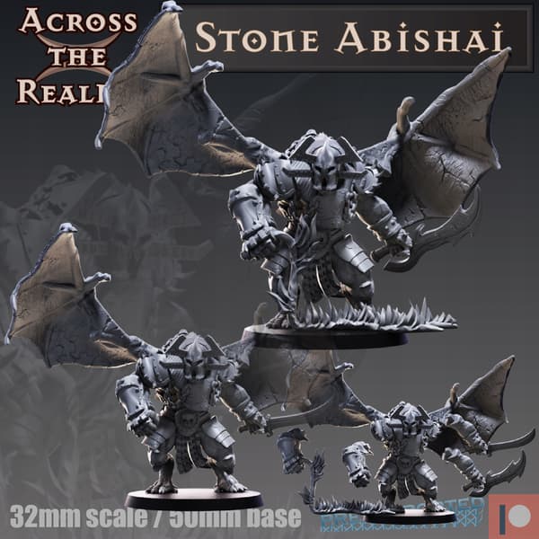 Stone Abishai Across the Realms