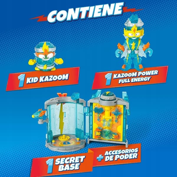 MAGICBOX SUPERTHINGS KAZOOM POWER SECRET BASE SUPER GIFT SET