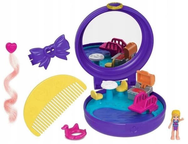 POLLY POCKET ACCESSORY CASE SET 4+
