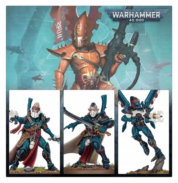 WARHAMMER 40K – BATTLEFORCE AELDARI ELDRITCH RAIDERS + Gratis veske!