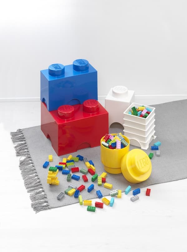 LEGO Storage Brick pen holder, red, for storage